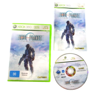 Lost Planet Extreme Condition XBOX 360 M PAL R4 2006 Capcom + Manual Tested - Image 1 of 4