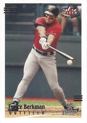 2002 Fleer Triple Crown #60 Lance Berkman Houston Astros - Image 1 of 2