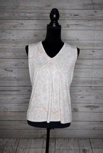 SJS Tanktop Häkelspitze hinten Plissee Blumen Damen S - Bild 1 von 8