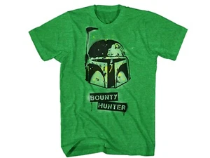 Star Wars Boba Fett Bounty Hunter Stencil Graphic Men's T-Shirt Tee NEW - Picture 1 of 2
