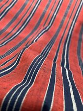 Vintage 1960s Japanese Woven Stripe Fabric