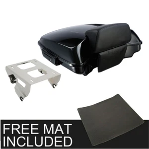 Razor Tour Pack Backrest Solo Mount Fit For Harley Touring Road Glide King 14-25 - Picture 1 of 11