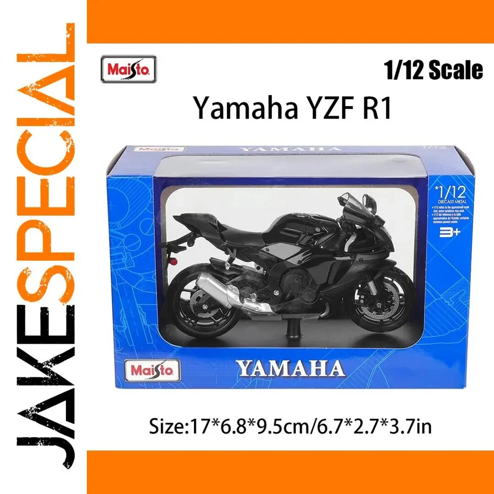 Moto Miniature Maisto 1:12 Scale Yamaha YZF R1 Model Modèle Réduit - Photo 1/1