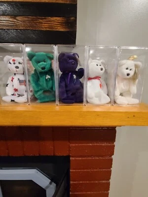 1st Edition Beanie Babies RARE lot of 5 Including Princess Diana !!!! ERRORS!!!! — 第 1/4 张图片