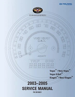 VICTORY Vegas Ness Vegas 8 bolas Kingpin Ness Kingpin K3-K5 manual de servicio Foto 1 de 3