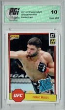 Thiago Moises 2022 Panini Instant #RR33 UFC 1/492 Rated Rookie Card PGI 10