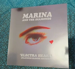 MARINA and the Diamonds Electra Heart Platinum Blonde Edition Magenta Pink Vinyl - Picture 1 of 4