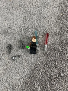 LEGO Star Wars Anakin Skywalker Minifigura Jedi sw0183 con sables de luz y blasters - Imagen 1 de 5