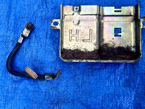 1992-1995 Honda Civic SI Del Sol JDM ECU Mount Cover Bracket OEM w/ Ground Wire - Picture 1 of 6