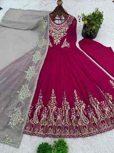 Diseñador Indio Paquistaní Salwar Kameez Bollywood Vestido Fiesta Traje Boda - Imagen 1 de 6