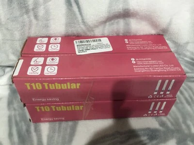 Bonlux T10 Tubular LED Filament Bulb, 6W Dimmable E26 Tubular Edison T Pack of 4 - Image 1 of 4