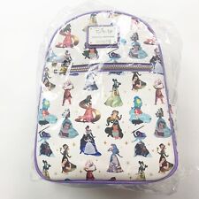 Loungefly Disney Princess Dress Mini Backpack Princesses Pattern Bag