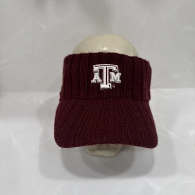 Texas AM Aggies Vintage Starter Knitted Visor Hat Embroidered Logo NCAA College - Image 1 of 4