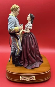 RARE Gone with the Wind Music Box – "Dixie's Land" Ashley Wilkes & Scarlett - Picture 1 of 7