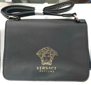 Versace Parfums Black And Gold Crossbody Bag Women’s - Foto 1 di 1