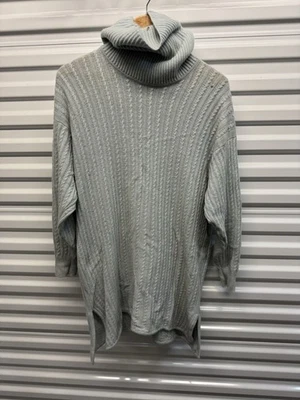 Suéter Berk of Burlington Arcade Ballantyne Cachemira Beige Cuello Alto Para Mujer’s Foto 1 de 4