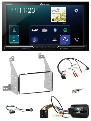 Pioneer Lenkrad Bluetooth USB 2DIN DAB Autoradio für Nissan Pathfinder R51 2010- - Bild 1 von 4