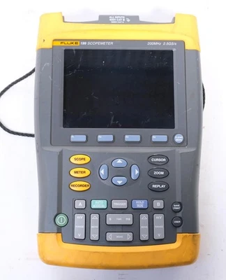 Fluke 199 200 MHz 2.5 G S/s Digital Oscilloscope Scopemeter Multimeter AS-IS - Image 1 of 3