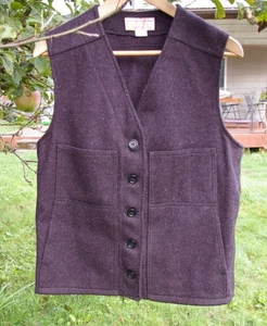 Original C.C. Filson Co. Garment 100% Schurwolle Weste Grau Seattle Größe L Large - Bild 1 von 13