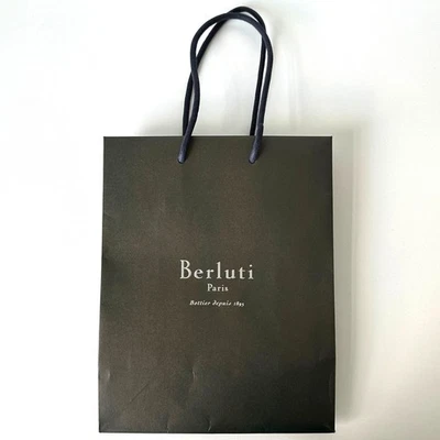 Berluti Small Gift Tote Bag 8.75" x 11" Paper Shopping Bag - Изображение 1 из 4