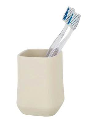 WENKO - ceramic toothbrush cup mod. ADINE, Ecru - Off White - Image 1 of 2