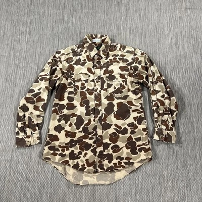 George Stafford & Sons Shirt Men L Green Camouflaged Regular Fit Button Down - Image 1 of 4