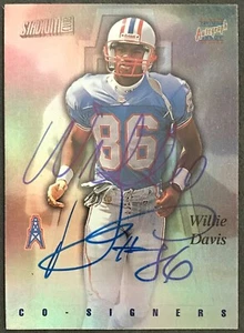 1997 Topps Co-Signers Willie Davis/Lake Dawson Autograph #CO81 - Picture 1 of 2