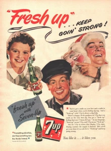 7Up 1943 Advertisement Seven-Up Limited Wartime Supply Buy War Bonds Vintage - Picture 1 of 1