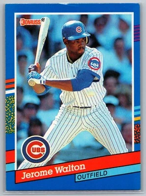 1991 Donruss - Jerome Walton #72 Chicago Cubs MLB Baseball Card - Image 1 of 2
