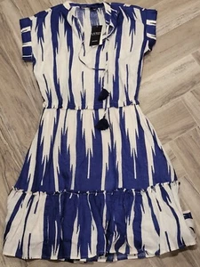 Ralph Lauren Blue And White Lenin dresses for women 0 - Picture 1 of 5