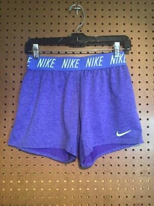 Nike Dri Fit Running Fitness Athletic Girls Shorts Sz XL 25” Waist EUC G25 - Picture 1 of 7