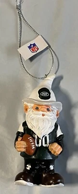 New York NY Jets Thematic Gnome Ornament Holiday Christmas New FREE SHIPPING - Image 1 of 2