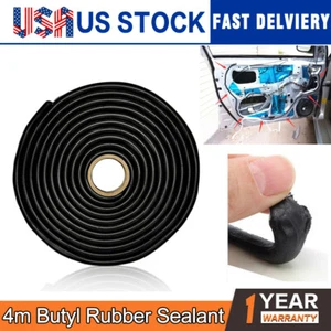 1 Roll Butyl Tape Rubber Glue Headlight Sealant Retrofit Reseal Headlamps Door - Picture 1 of 10