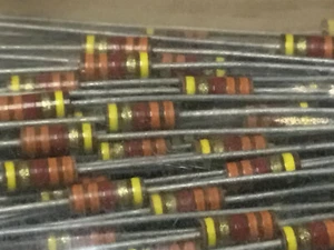 (10 PC) AB RCR05G332JS Resistor Carb Comp 1/8W 3.3K OHM 5% S-Level - Picture 1 of 1