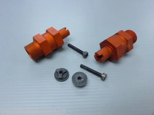 NO e-CLIPS MOD Extended Front Wheel Axle Hex Hub HPI Baja 5B 5T SC KM Rovan  - Picture 1 of 2