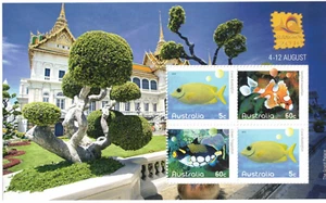 2010 Australia Fish Stamps Bangkok Exhibition OP SG MS3472 MUH - Picture 1 of 1
