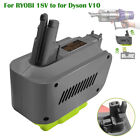 1X Adapter for RYOBI 18V Lithium Battery Convert to for Dyson V10 Vacuum Cleaner