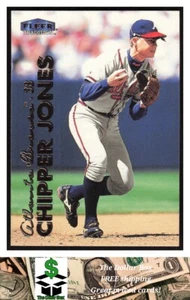 Fleer Tradition #44 1999 Chipper Jones - Atlanta Braves - Imagen 1 de 2