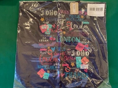 Nuevo con etiquetas Monzón Accesorio Amplio Bolso Shopper London Landmarks GB Foto 1 de 2