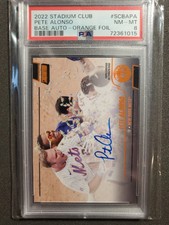 2022 PETE ALONSO Topps Stadium Club-Autographs Orange Foil 3/5🔥(Pop 1)Ebay 1/1
