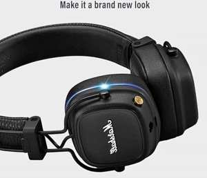 Ohrpolster für Marshall Mid ANC / MARSHALL Mid Bluetooth Schwarz 1 Paar - Picture 1 of 7