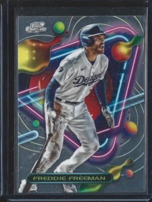 Freddie Freeman - 2023 Topps Cosmic Chrome #143 - Los Angeles Dodgers - Image 1 of 2