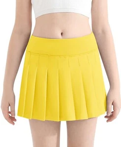 Girls Skorts Pleated Tennis Skirts for Girls Athletic Toddler High Waist Acti... - Picture 1 of 5