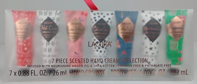 Lacura 7 Piece Scented Hand Cream Collection Total Net 6.16 Fl. OZ Argan Shea - Image 1 of 3