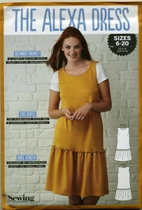 SEWING PATTERN THE ALEXA DRESS  SIZES 6 - 20  - Picture 1 of 2