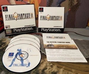 Final Fantasy IX 9 PS1 Sony Playstation PAL Black Label Manual Included COMPLETE - Picture 1 of 11