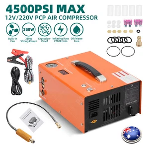 PCP Air Compressor Parts Pump 12V 4500PSI Auto Stop High Pressure Airgun Pump - Picture 1 of 16