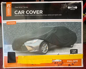 Classic Car Cover 19 Ft HydroFlex Stretch Fit 228” Water Resistant Black New - Picture 1 of 5