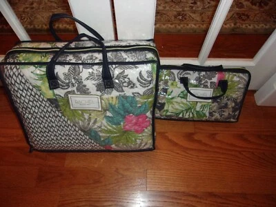 NIP Rachel Roy Tropical Floral Multi Pattern 100% Cotton Full/Queen Quilt Set 3 - Image 1 of 4