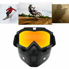 Motocross Goggles Bike Anti Fog Windproof Dustproof Glasses Shield Protector Red